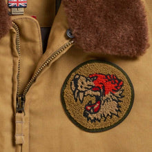 Load image into Gallery viewer, Men Jungle Khaki Motorcycle Biggin Jacket
