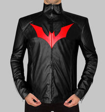 Load image into Gallery viewer, Men Black Batman Beyond Leather Jacket
