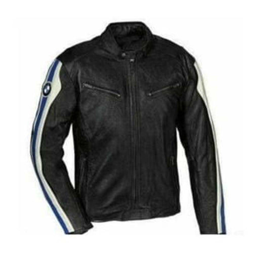 Men’s Black Handmade Motorcycle Leather Jacket