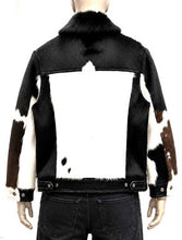 Load image into Gallery viewer, Best cowhide leather jacket for sale in UK with Western style design by Glory Store UK
