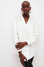 Load image into Gallery viewer, best womens leather blazer in white
