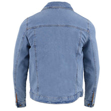 Load image into Gallery viewer, Men’s Blue Denim Jean Jacket
