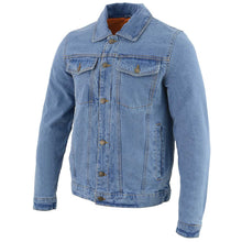 Load image into Gallery viewer, Men’s Blue Denim Jean Jacket
