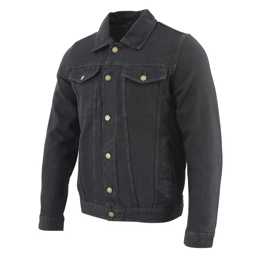 Men’s Classic Black Denim Jean Jacket
