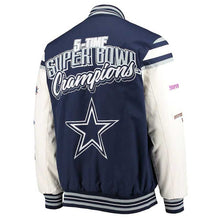 Load image into Gallery viewer, Dallas Cowboys Super Bowl 5x Champions Varsity Jacket
