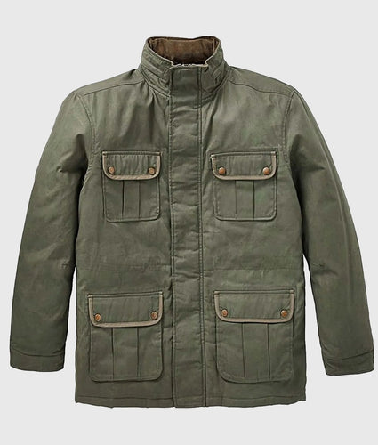 Jeremy Clarkson Farm Green Cotton Jacket