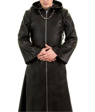 Load image into Gallery viewer, Kingdom Hearts Organization 13 Black Leather Coat
