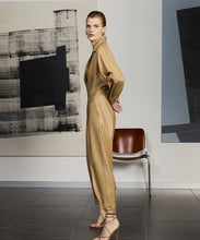 Load image into Gallery viewer, Light Brown Women’s Leather Jumpsuit - Glory UK
