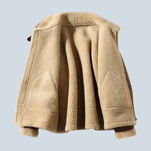 Load image into Gallery viewer, Men Distressed Sheepskin Leather B3 Aviator Jacket

