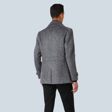 Load image into Gallery viewer, Men Grey Marle Fleece Peacoat
