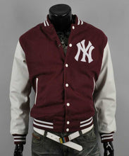 Load image into Gallery viewer, Men Varsity Yankee NY Letterman Jacket
