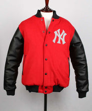 Load image into Gallery viewer, Men Varsity Yankee NY Letterman Jacket
