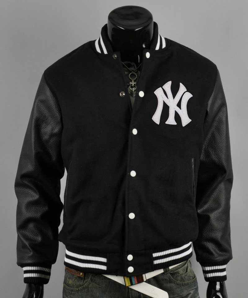 Men Varsity Yankee NY Letterman Jacket