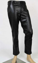 Load image into Gallery viewer, Men’s Black Authentic Genuine Leather Pants
