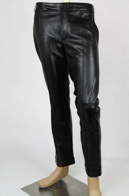 Men’s Black Authentic Genuine Leather Pants