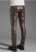 Load image into Gallery viewer, Men’s Dark Brown Rogue Genuine Leather Pants
