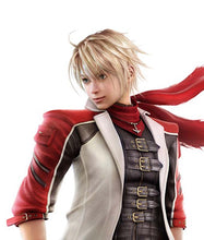 Load image into Gallery viewer, Men's White Red and Black Real Leather Biker Jacket with Lapel Collar and Belted Cuffs
