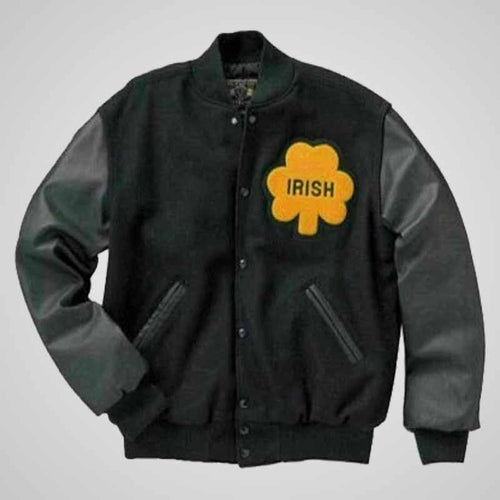 Notre Dame Rudy Irish Varsity Jacket