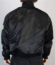 Load image into Gallery viewer, Peter Men Black Celtics Satin Jacket
