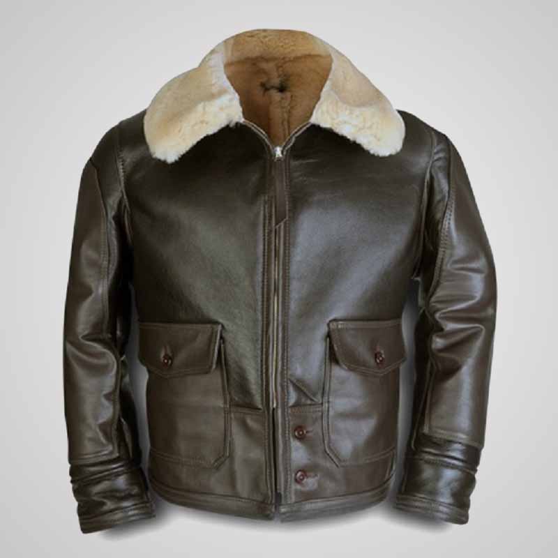 Men’s RAF B3 Sheepskin Bomber Jacket – Aviator Pilot Style