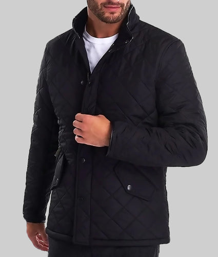 Ryan Men Black Quilted Jacket
