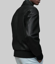 Load image into Gallery viewer, Sam Men Black Leather Jacket
