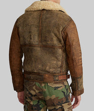 Load image into Gallery viewer, Stanley Men Brown Distressed Leather Jacket
