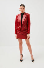 Load image into Gallery viewer, Women Red Leather Blazer
