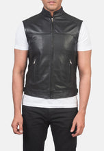 Load image into Gallery viewer, Leather Motorcycle Vest Online
