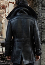 Load image into Gallery viewer, shearling leather jacket uk
