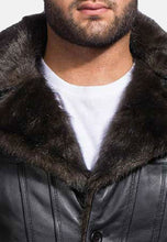 Load image into Gallery viewer, Shearling Leather Jackets for Men

