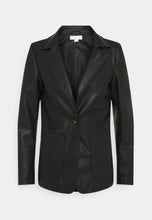 Load image into Gallery viewer, Women’s Black Leather Blazer
