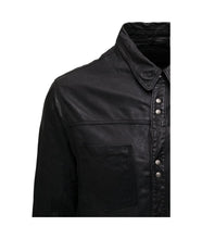 Load image into Gallery viewer, Men&#39;s Black Classic Leather Shirt
