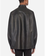 Load image into Gallery viewer, Men’s Black Leather Shirt Oversized
