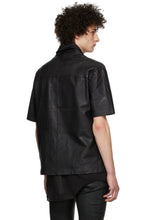 Load image into Gallery viewer, Men’s Trendy Black Leather Shirt
