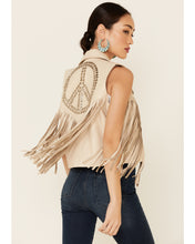 Load image into Gallery viewer, Fringe Leather Vest
