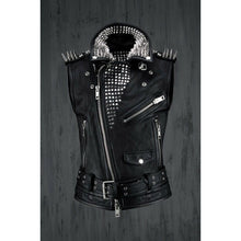 Load image into Gallery viewer, Best Leather Punk Vest
