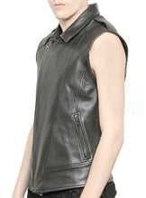 Load image into Gallery viewer, Biker Leather Vest for sale
