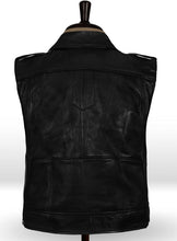 Load image into Gallery viewer, biker leather vest
