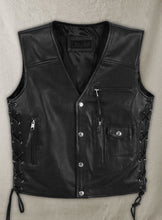 Load image into Gallery viewer, fashion leather vest for men
