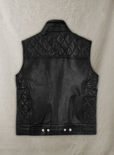 Load image into Gallery viewer, Mens Leather Motorcycle Vest
