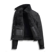 Load image into Gallery viewer, Spanish Merino Shearling Leather Jacket - Shearling Jacket
