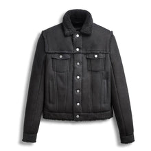 Load image into Gallery viewer, Men&#39;s Classic Style Shearling Leather Jacket
