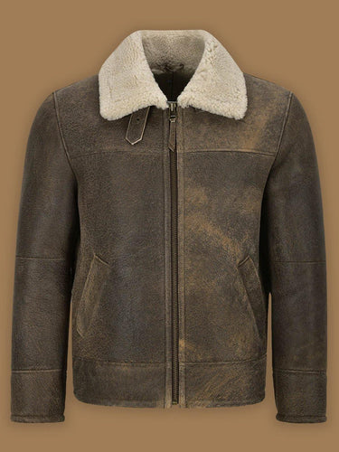 Old Fashion Shearling Jacket