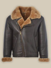 Load image into Gallery viewer, B3 Shearling Bomber Jacket - Shearling Jacket - B3 Jacket
