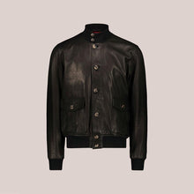Load image into Gallery viewer, Vintage A-1 Lambskin Leather Bomber Jacket for Men

