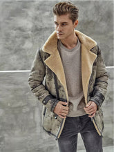 Load image into Gallery viewer, Men’s B7 Flight Aviator Bomber Premium Shearling Coat Jacket 2022
