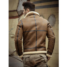 Load image into Gallery viewer, Shearling Airforce Coat
