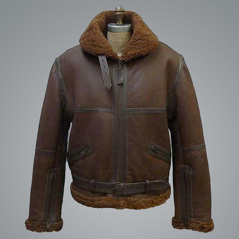 B3 Aviator RAF Shearling Bomber Jacket