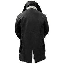 Load image into Gallery viewer, Mens Black Winter Sherpa Shearling Sheepskin Coat
